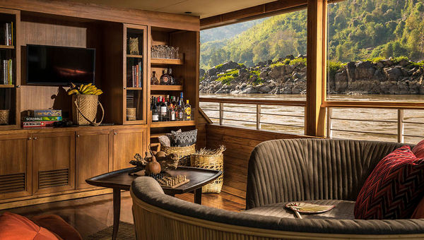 The two-cabin Gypsy features a communal midship lounge, bar and dining area, as well as king- and twin-bed cabins. The two-cabin Gypsy features a communal midship lounge, bar and dining area, as well as king- and twin-bed cabins.