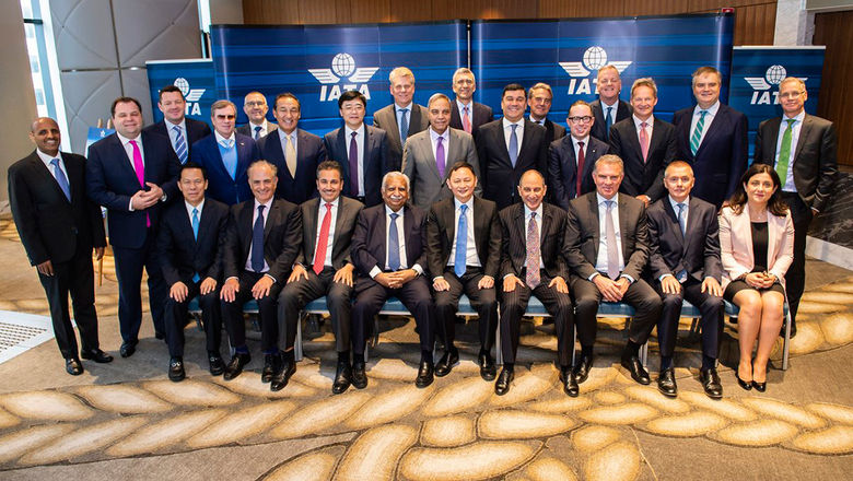 A photo of IATA's board of governors, which is made up of airline chief executives, features 25 men and just one woman: Flybe's Christine Ourmieres-Widener.