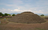 The main pyramid of the ruins of Guachimontones in Teuchitlan, about an hour outside Guadalajara. Structures at the archaeological site date to the fourth century B.C.