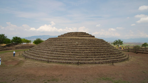 The ruins of Guachimontones in Teuchitlan, about an hour outside Guadalajara.