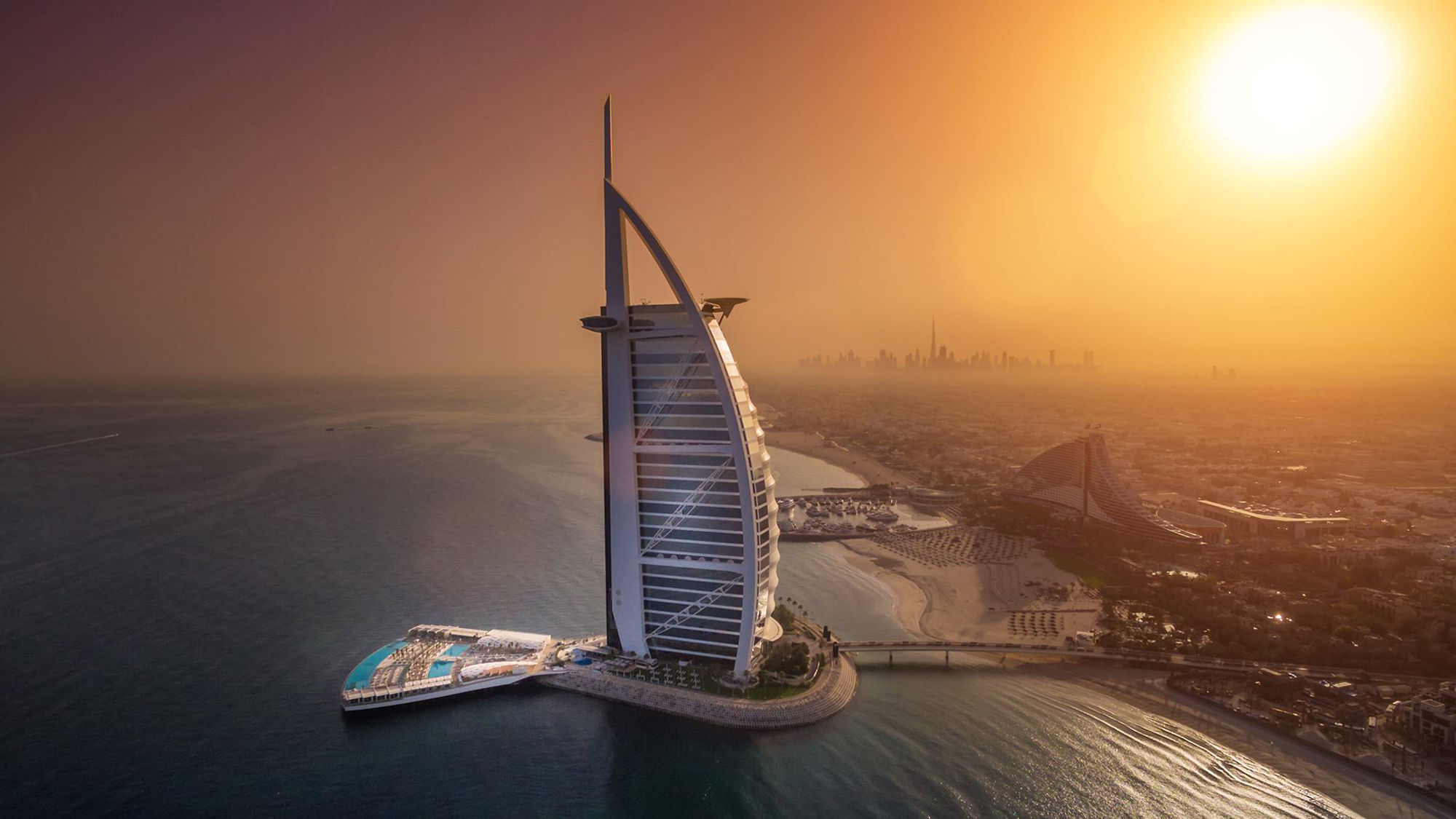 Dubai's Burj Al Arab, the Jumeirah Group’s flagship hotel.