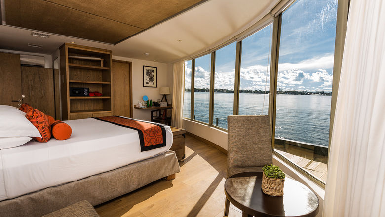 A suite onboard the Delfin III, which launched last year.