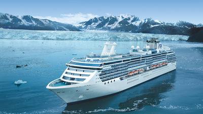 In 2016, Princess Cruises agreed to plead guilty to seven felony charges stemming from oil dumping and a subsequent cover-up. Pictured, the Island Princess in Glacier Bay.