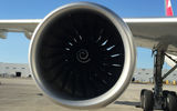 This Rolls Royce Trent 7,000 turbofan engine has a diameter of 112 inches, 14.5 more inches than older generation A330s. It's one of the reasons the A330neo has a 25 percent lower fuel burn per seat.