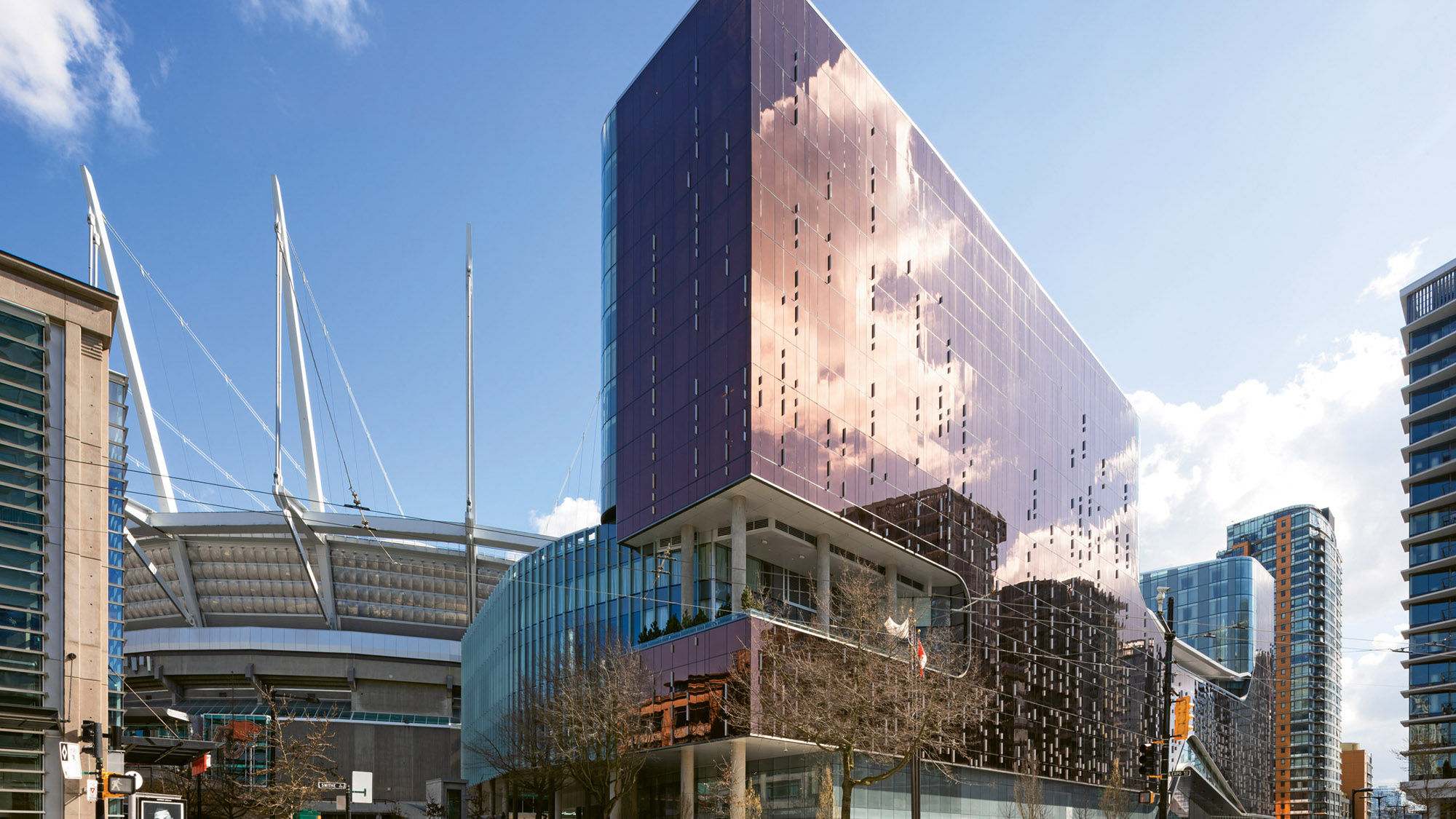 The Parq Vancouver features two Marriott hotels and the only casino in downtown Vancouver.