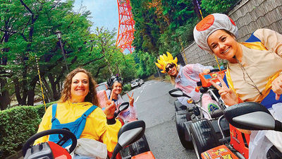 MariCar offers go-kart tours of Tokyo that are bookable online through TripAdvisor Experiences/Viator.