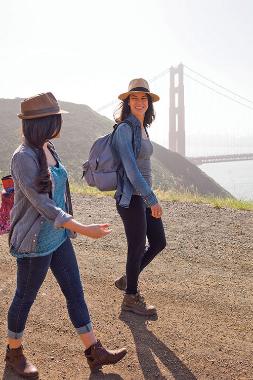 A coastal hike in San Francisco, one of Marriott’s more than 100,000 activities in 1,000 destinations.