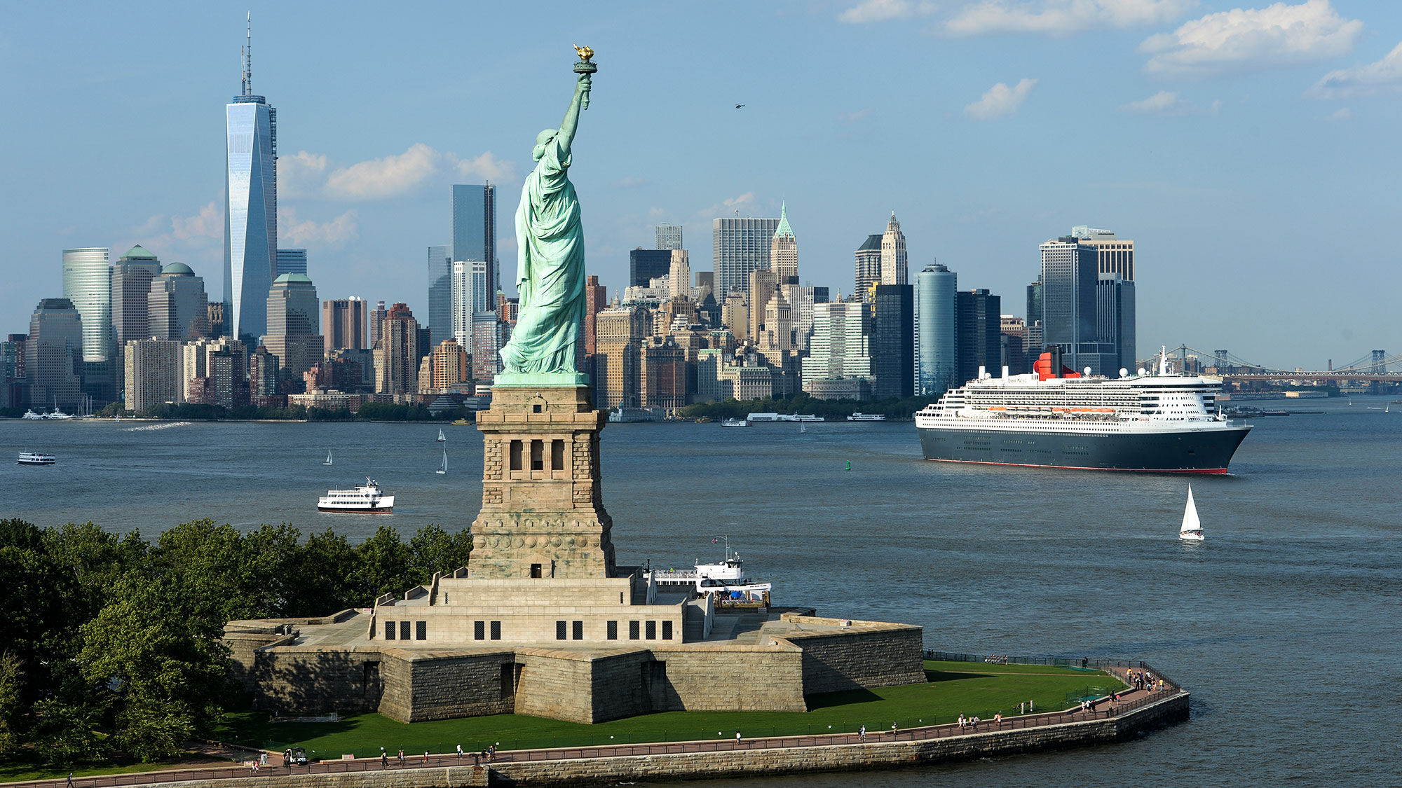 A museum for Lady Liberty, with a little help from Cunard