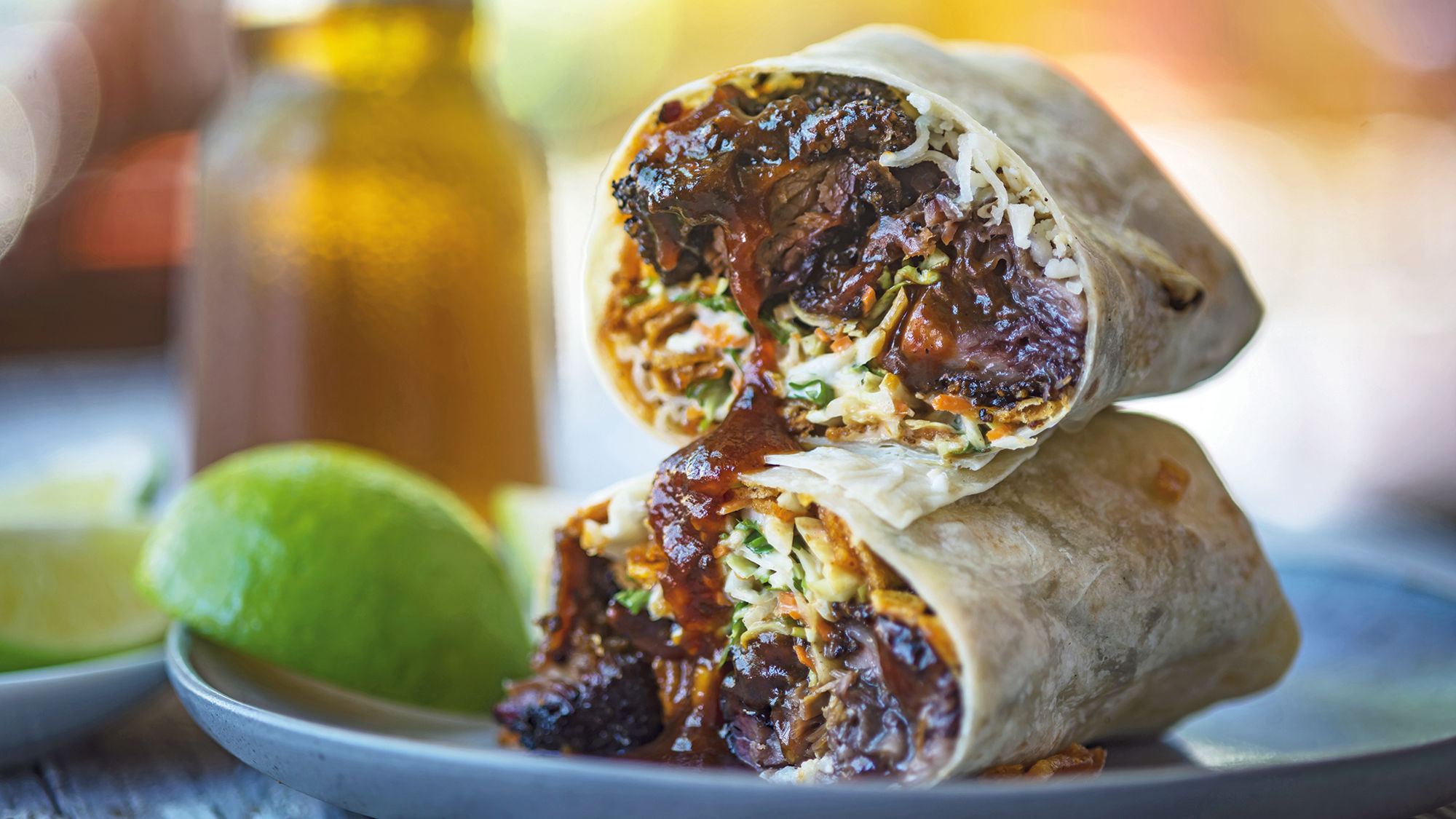 BBQ Mexicana fills tortillas and bowls with house-smoked meats, offering conventioneers a to-go meal that's anything but boring.