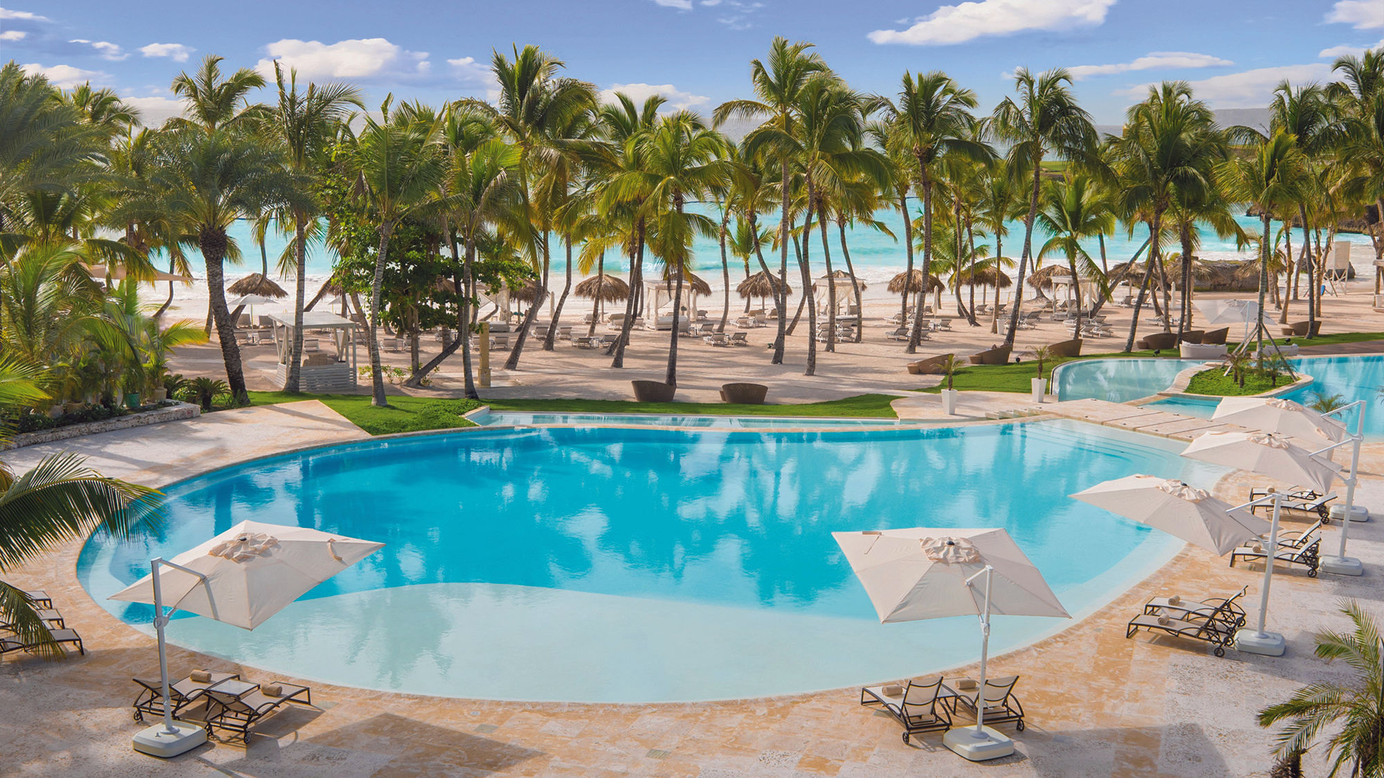 Infinity pool at Eden Roc at Cap Cana in the Dominican Republic.