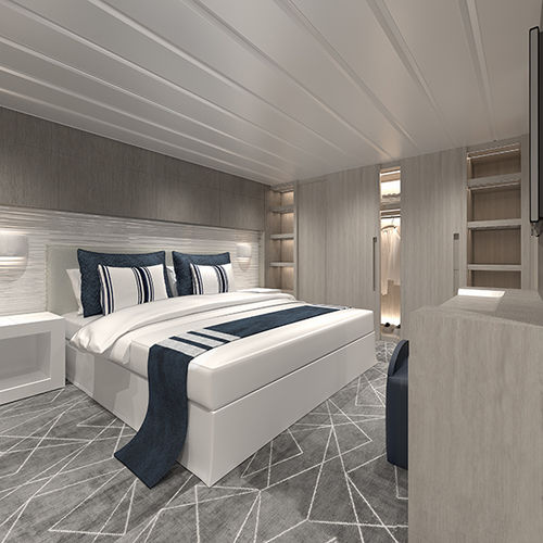 The design for a cabin in the Celebrity Revolution upgrade. The design for a cabin in the Celebrity Revolution upgrade.