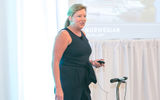 Camille Olivere of Norwegian Cruise Line educates GTM advisors on all things NCL during their Saturday morning sponsored breakfast.
