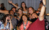 GTM attendees pose for group selfies during the Karaoke After-Party.