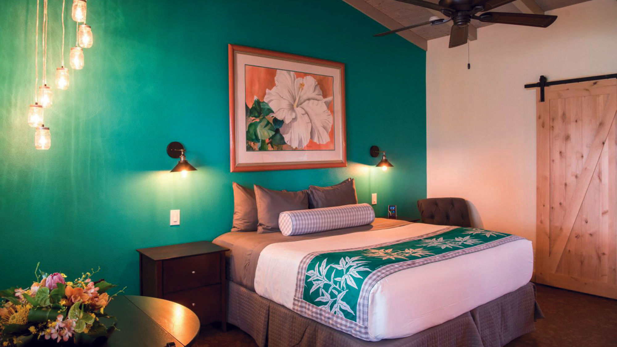 Melanie Holt and Tim Bostock bought the Kamuela Inn on Hawaii Island in Waimea in June 2015 and have completed extensive renovations in a rustic paniolo theme.