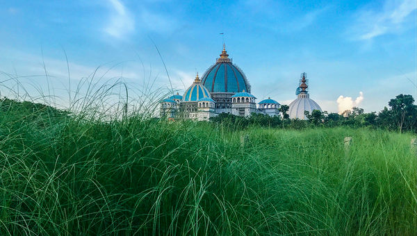 While sailing both the new Upper and Lower Ganges cruises with Pandaw, passengers have the opportunity to visit the headquarters of the International Society for Krishna Consciousness in Mayapur, India. While sailing both the new Upper and Lower Ganges cruises with Pandaw, passengers have the opportunity to visit the headquarters of the International Society for Krishna Consciousness in Mayapur, India.