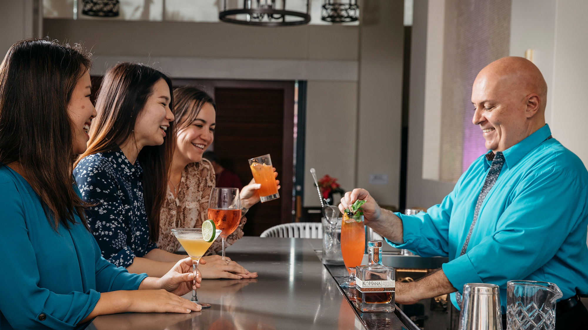 The Royal Hawaiian, a Luxury Collection Resort, recently introduced the revamped Bar at Azure with expanded seating and new cocktail menu.