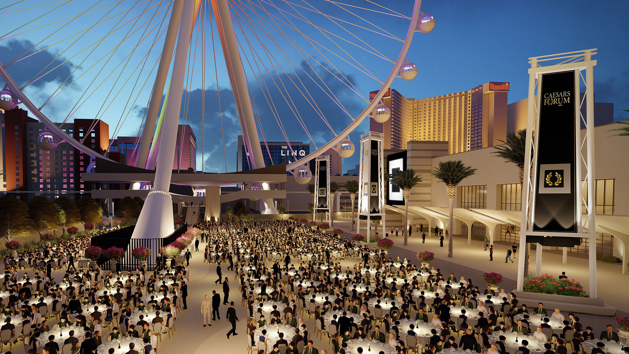 Caesars Forum will add 550,000 square feet of meetings space walking distance from 20,000 Caesars Entertainment-owned rooms.