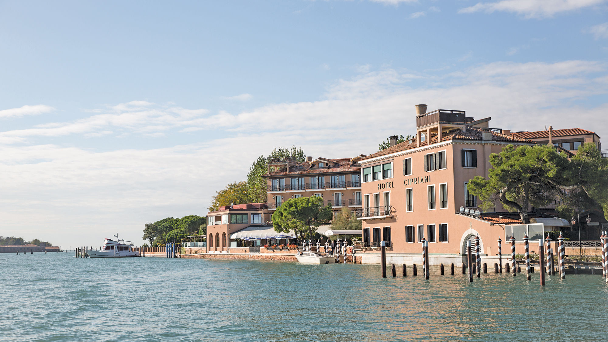The Belmond Hotel Cipriani in Venice.