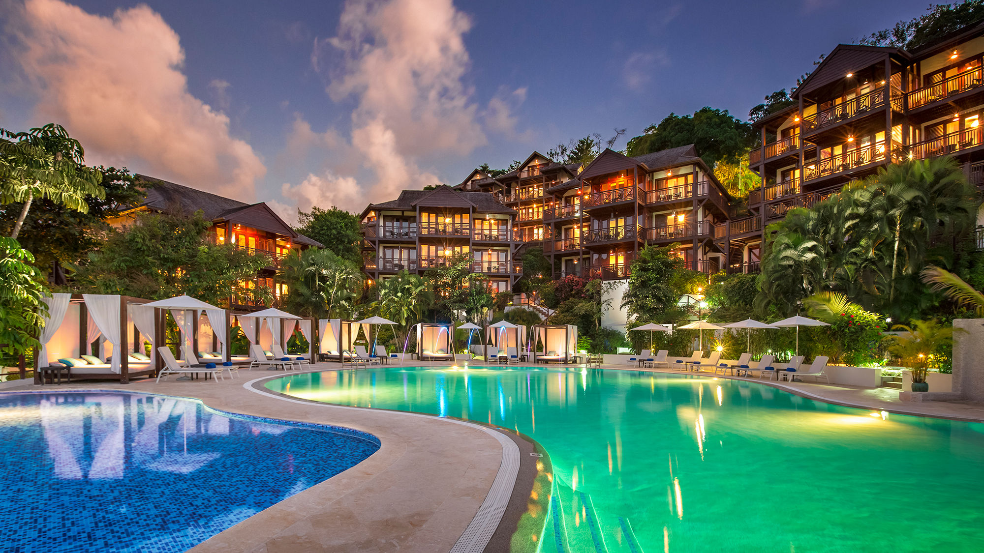 Marigot Bay Resort and Marina in St. Lucia.