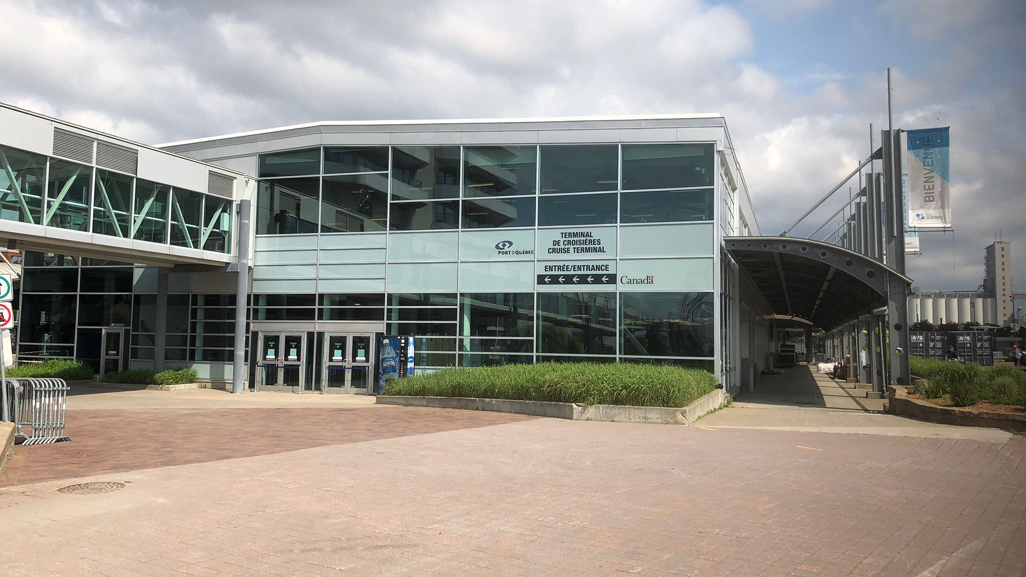 Quebec City's existing cruise terminal.
