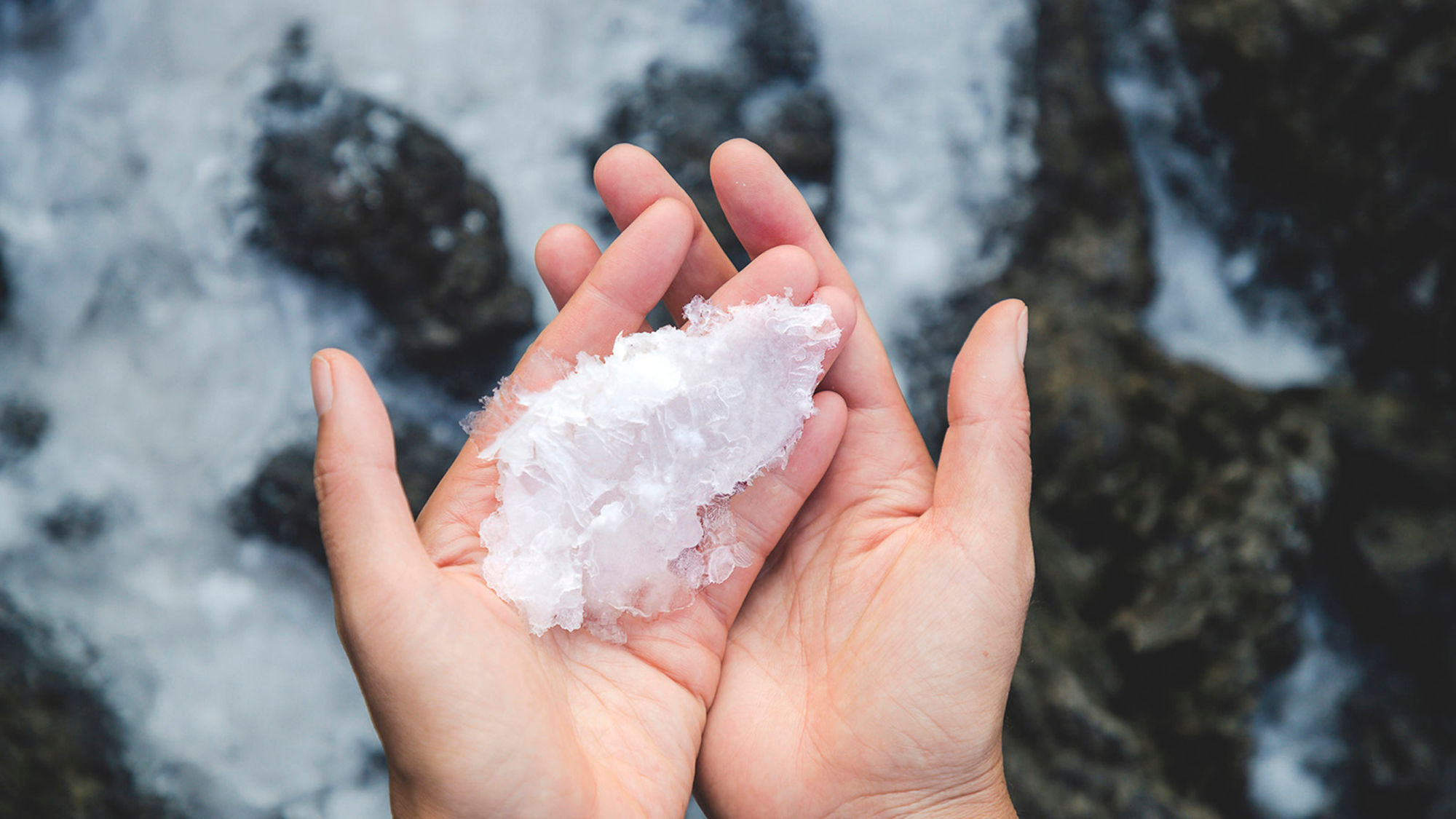 Four Seasons Resort Hualalai's new experience informs participants on the techniques used to extract the salt from the shoreline ponds.