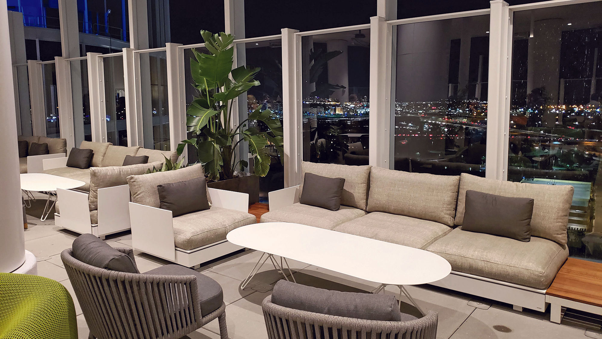 A 360-view of Orlando offered at the rooftop bar and restaurant, Bar17 Bistro, at Aventura Hotel.