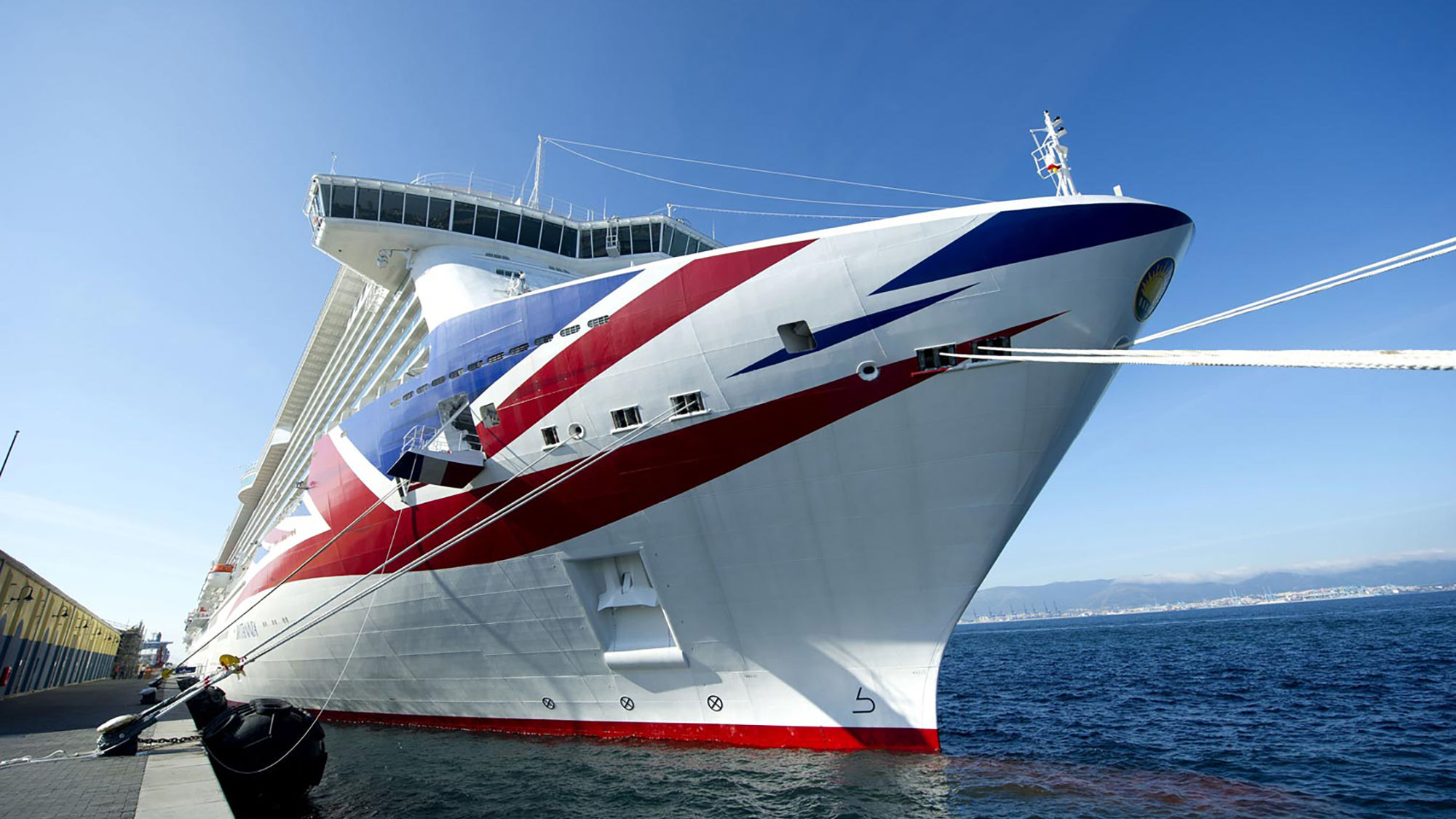 The P&O Cruises flagship Britannia.