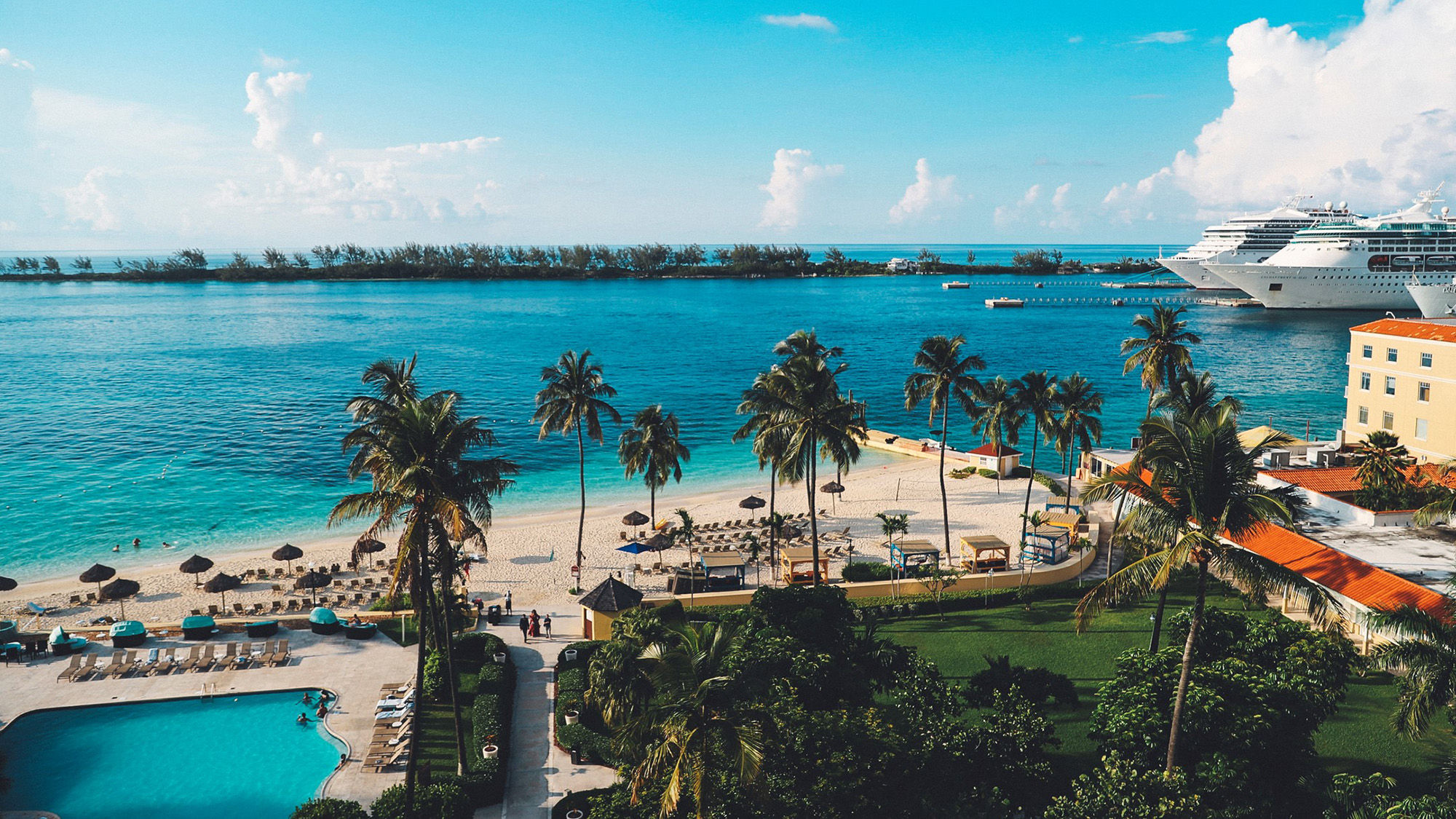View from the British Colonial Hilton Nassau.