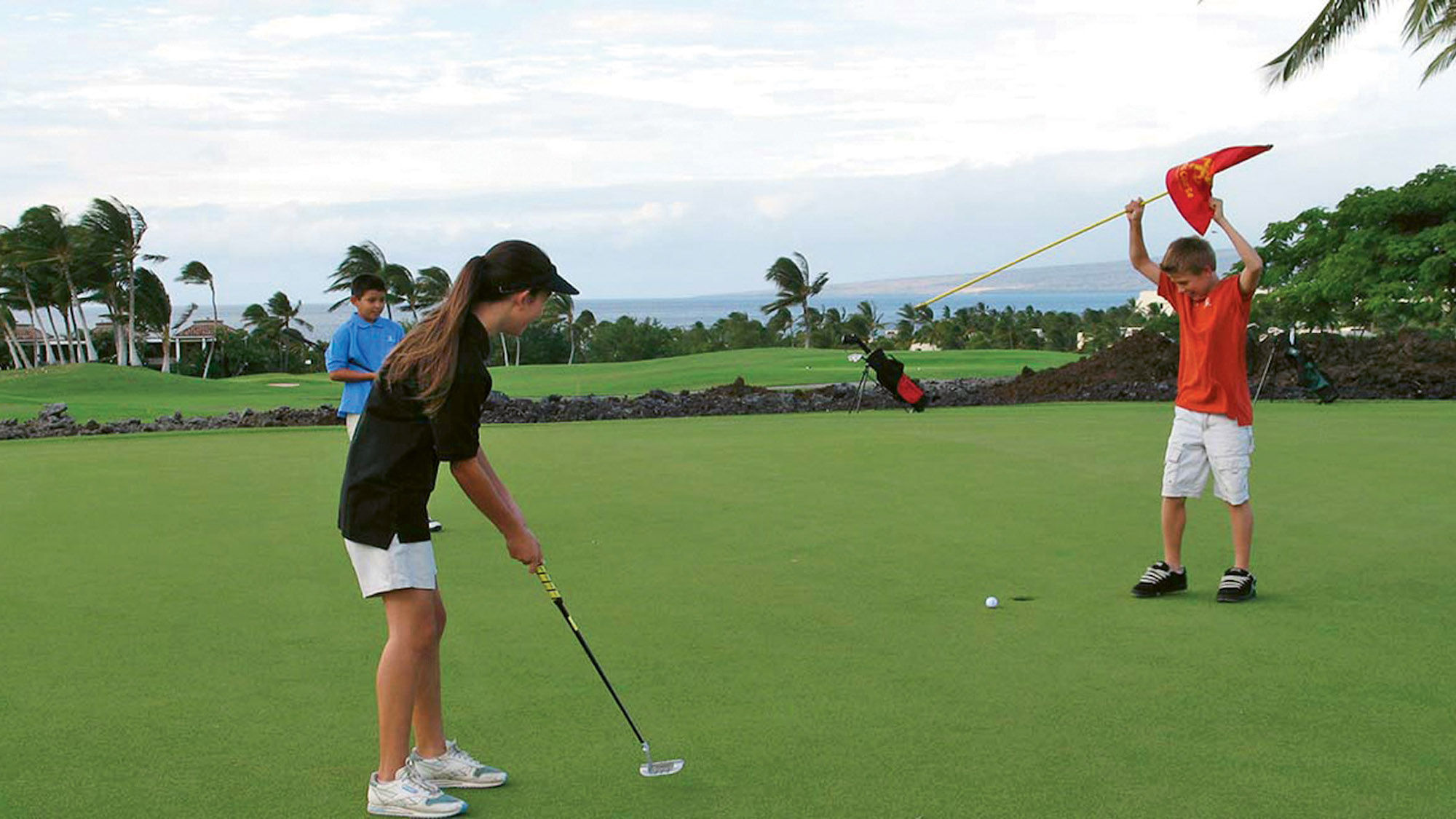 The WikiWiki Course at Mauna Lani Bay Hotel & Bungalows was designed for families and young golfers.