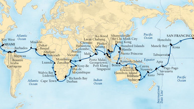 Seabourn to offer record World Cruise in 2020