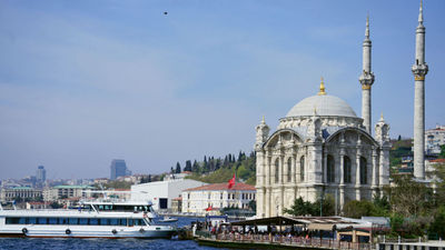 A mosque along the Bosporus, one of more than 2,500 in Istanbul.