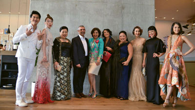 The Singaporean cast members of"Crazy Rich Asians."