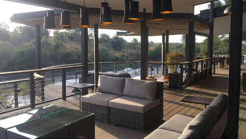The lounge at the Sanctuary Olonana. The lounge at the Sanctuary Olonana.
