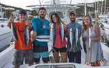 Anglers show off their catch from charter fishing, a popular activity in the U.S. Virgin Islands.