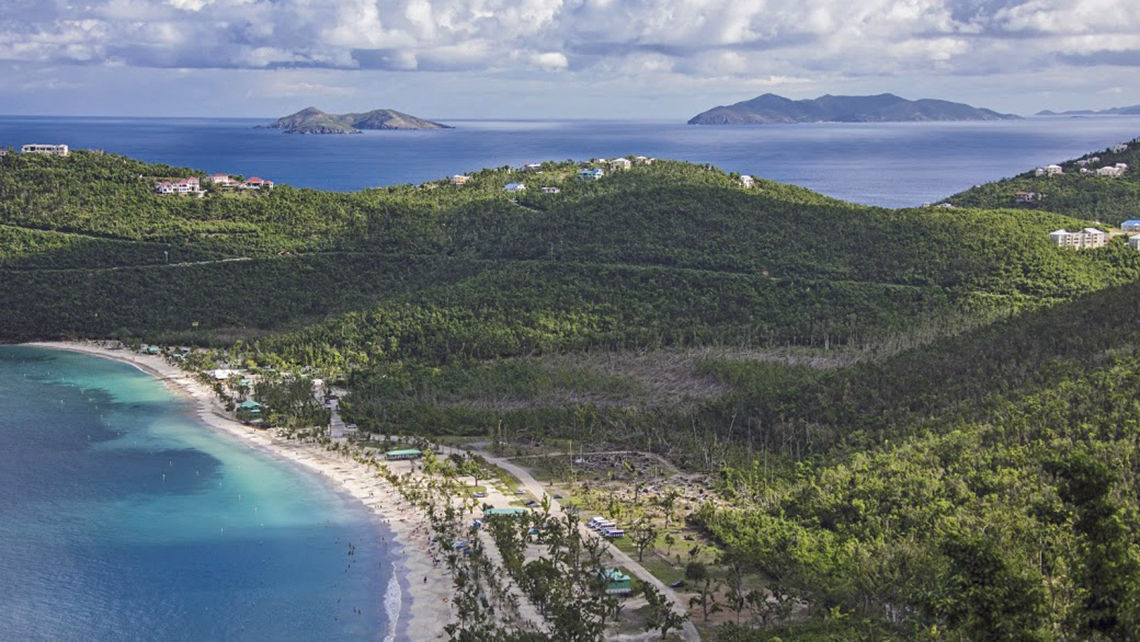 Magens Bay in St. Thomas in the U.S. Virgin Islands.