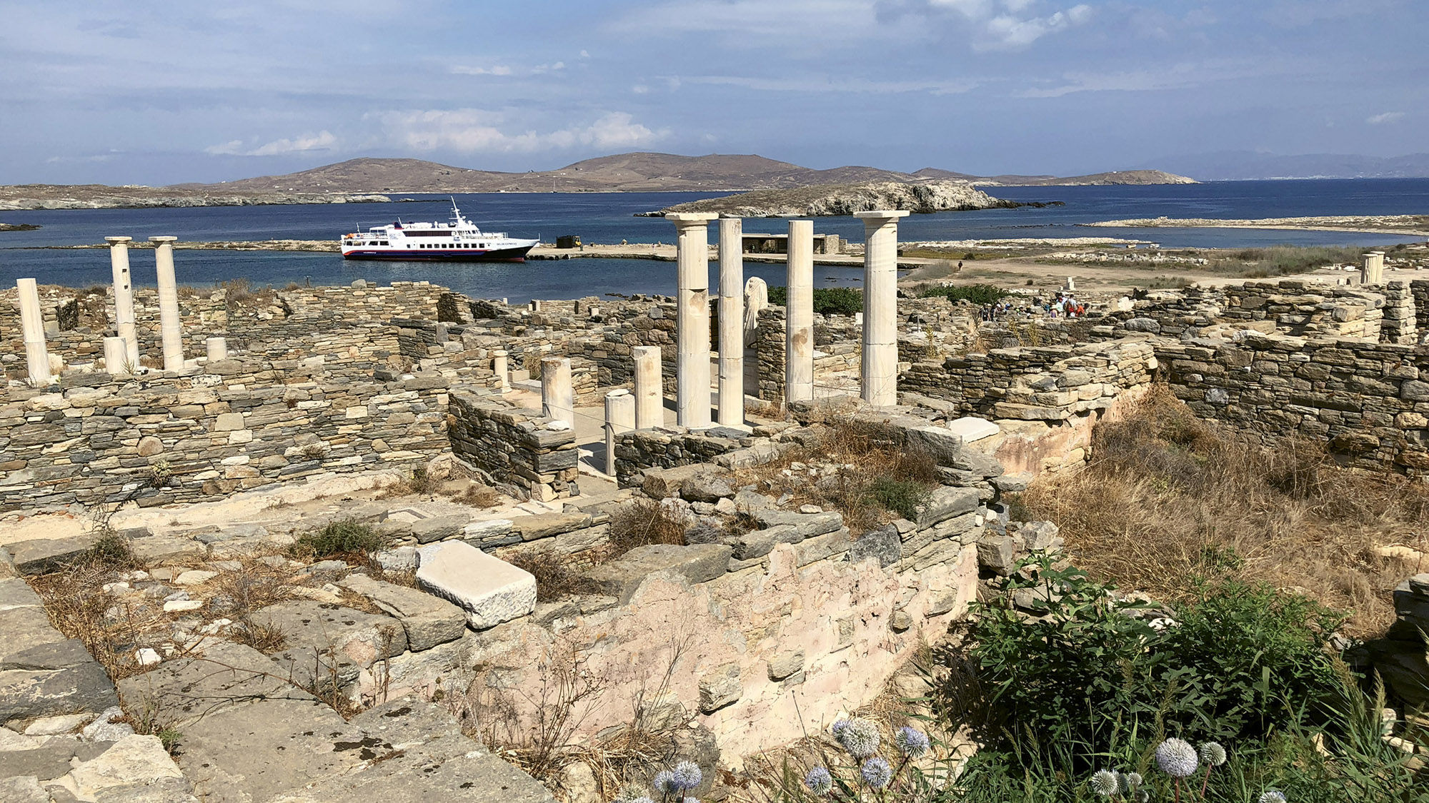 Celestyal guests can visit the extensive archaeological ruins on the island of Delos.