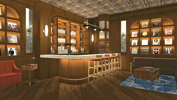 Hidden within On the Record, the Record Parlor is an intimate listening room where guests can choose songs from a curated vinyl collection and sip cocktails concocted to match the chosen tunes. Hidden within On the Record, the Record Parlor is an intimate listening room where guests can choose songs from a curated vinyl collection and sip cocktails concocted to match the chosen tunes.