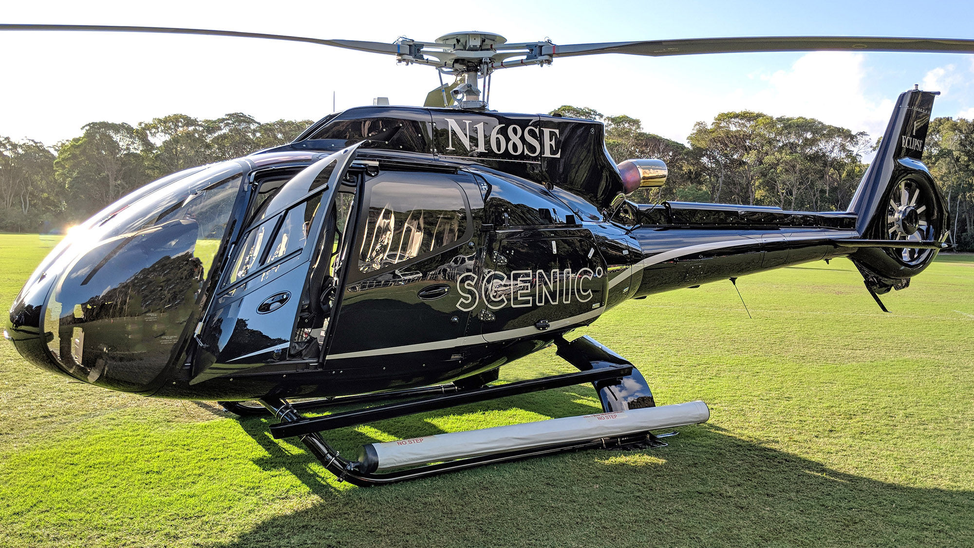 Helicopters for Scenic Eclipse delivered
