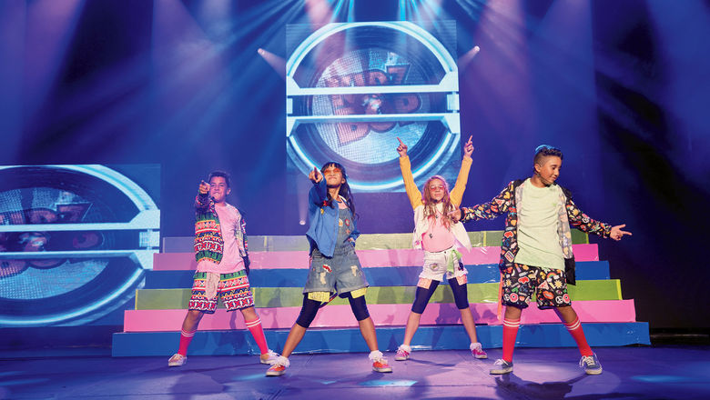 The Kidz Bop Kids performing at the Hard Rock Hotel & Casino Punta Cana.