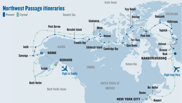 Warming oceans help and hinder polar cruise sailings