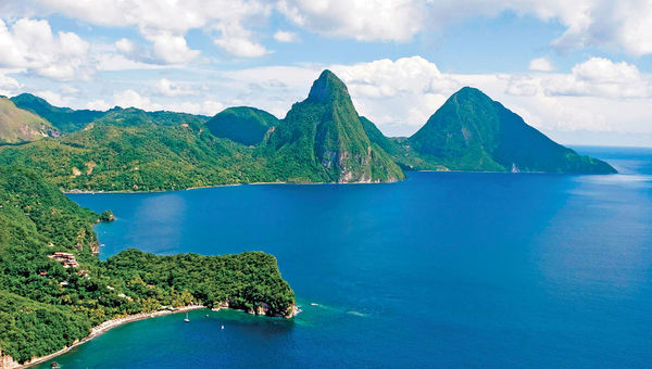 The Cap Maison resort in St. Lucia offers several activities involving the Pitons.