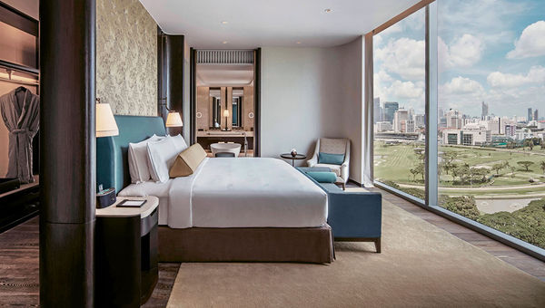 A Royal Suite bedroom. A Royal Suite bedroom.