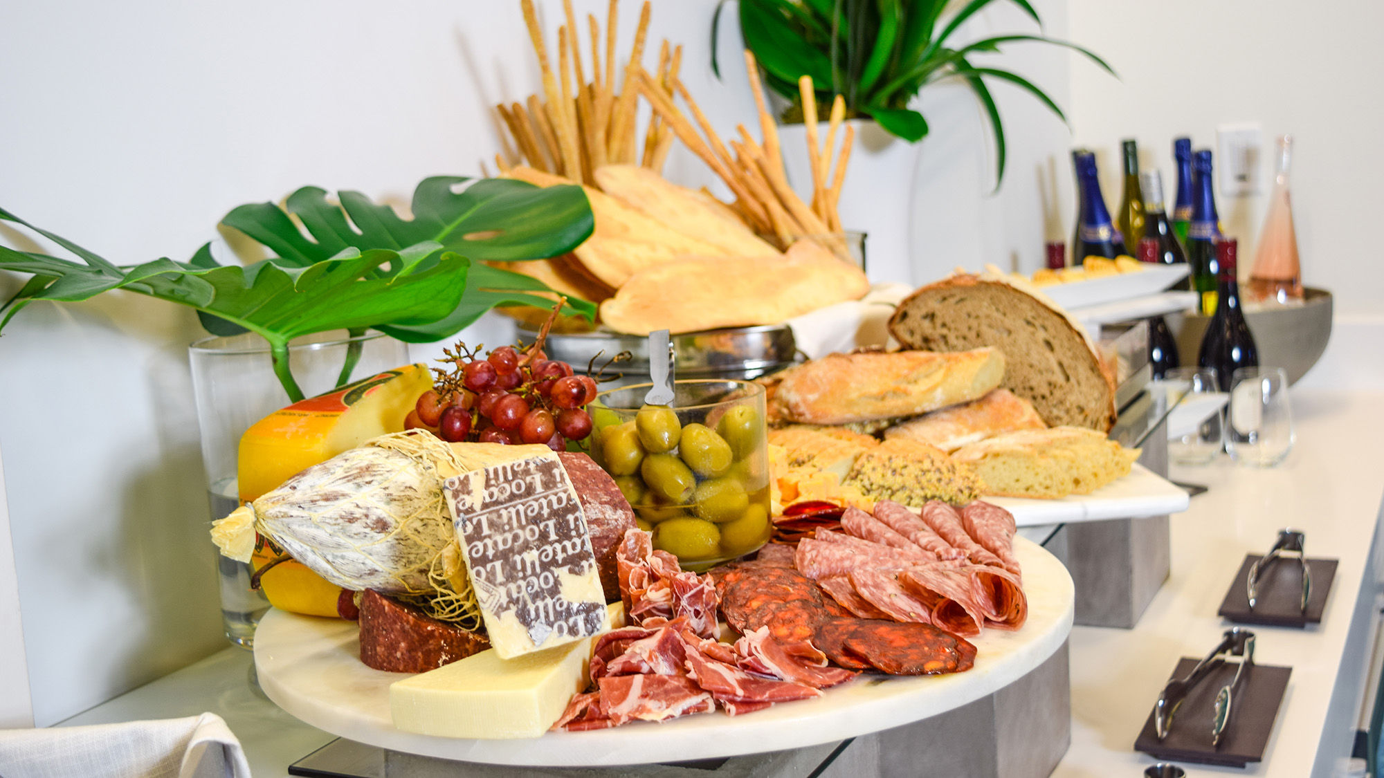 Riders who opt for Select Service on Brightline can enjoy snacks in the Select Lounge while waiting for their train.