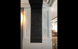 This black-on-white stripe is one of the design themes in the Edge's Tuscan Grill restaurant. It is one of four complimentary main dining venues.