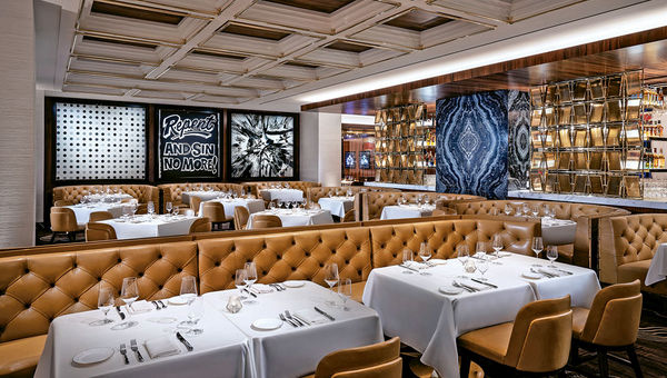 The Palms’ Scotch 80 Prime, where the tableside flair, such as the banana split crafted with a torch and liquid nitrogen, is tailor-made for the Instagram generation. The Palms’ Scotch 80 Prime, where the tableside flair, such as the banana split crafted with a torch and liquid nitrogen, is tailor-made for the Instagram generation.
