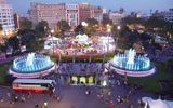 At the invitation of the Iberostar Paseo de Gracia, destinations editor Eric Moya visited Barcelona as festivities were underway for the Roman Catholic feast holiday of La Merce. Pictured, Catalonia Square as seen from the hotel.