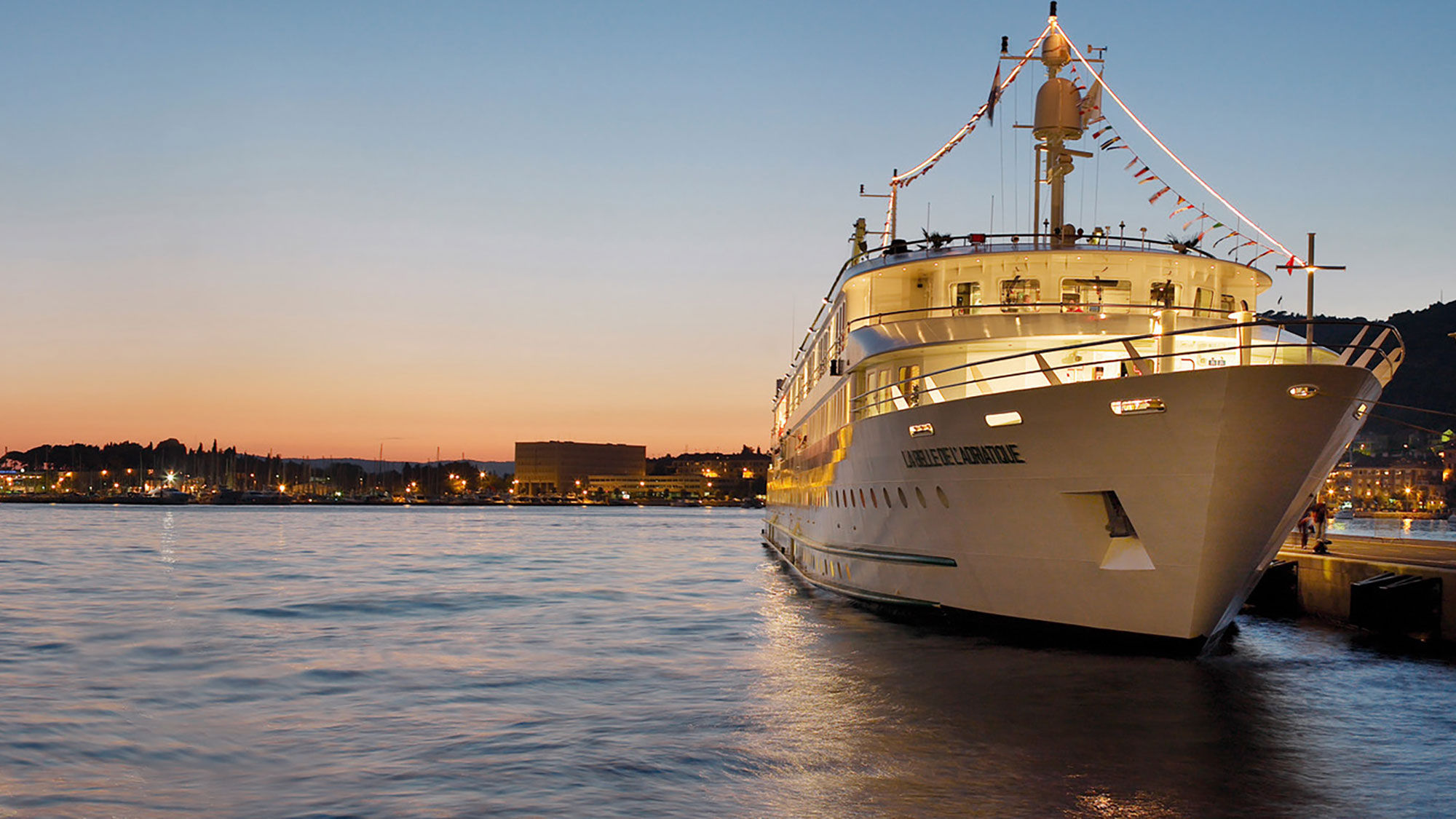 In 2019, the Belle de l'Adriatique will sail Adriatic cruises with stops in Croatia, Greece, Albania and Montenegro.