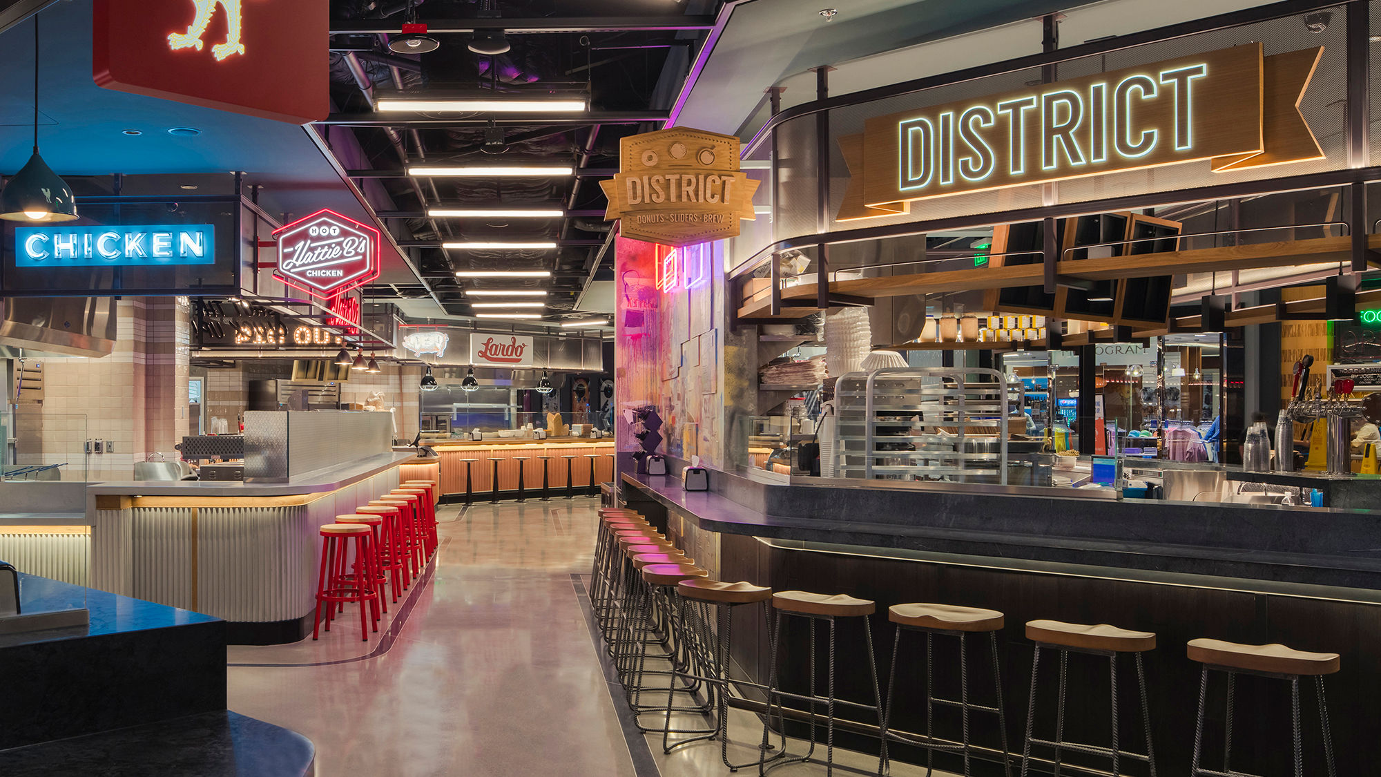 The Cosmopolitan's new Block 16 Urban Food Hall is full of fast-casual favorites from around the nation.