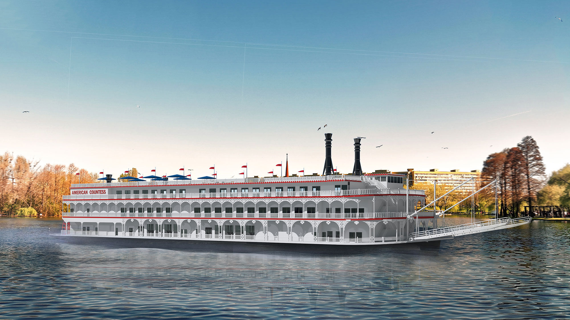 Louisiana shipyard to build American Countess paddlewheeler