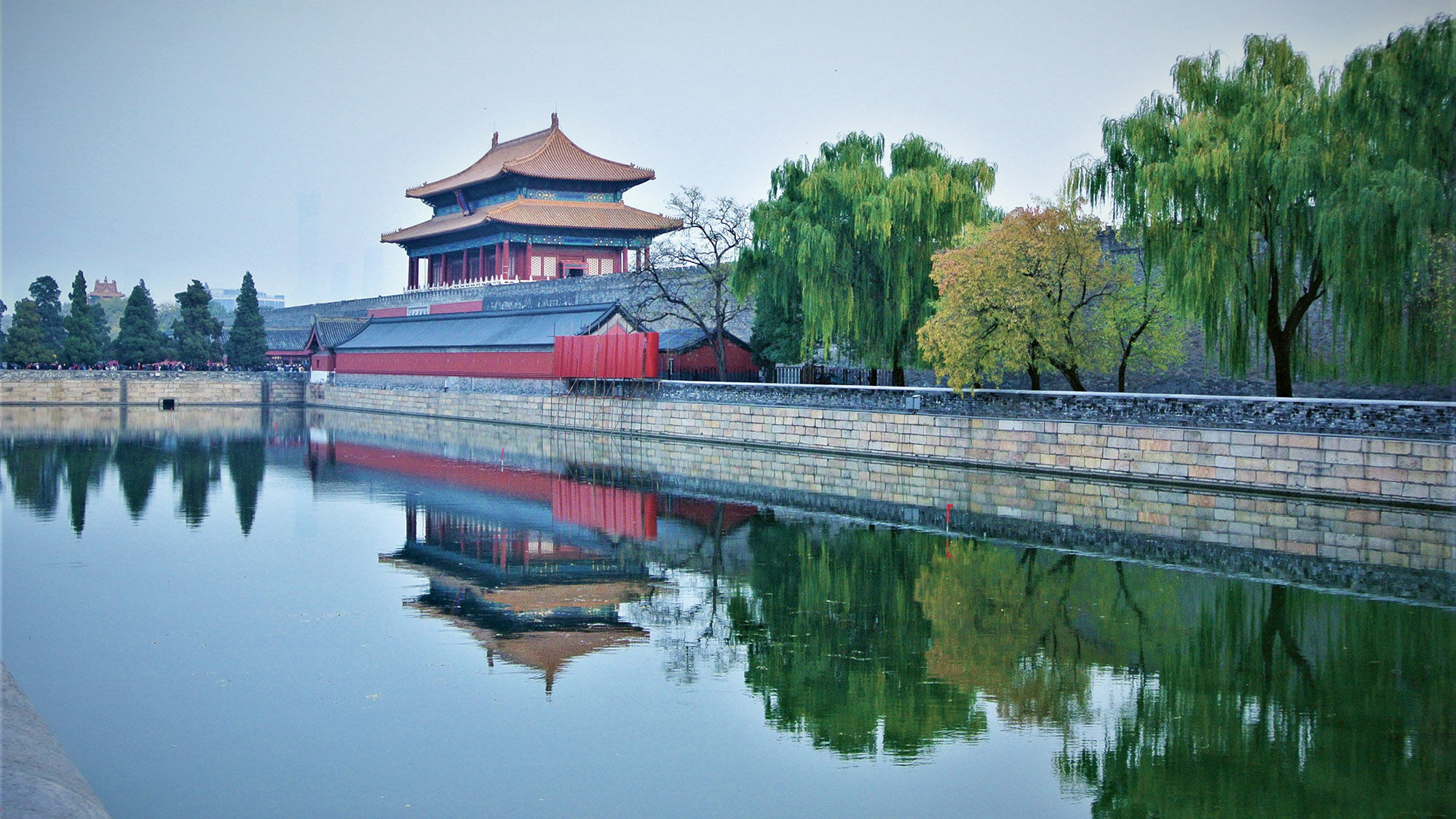The north gate of the Forbidden City in Beijing.